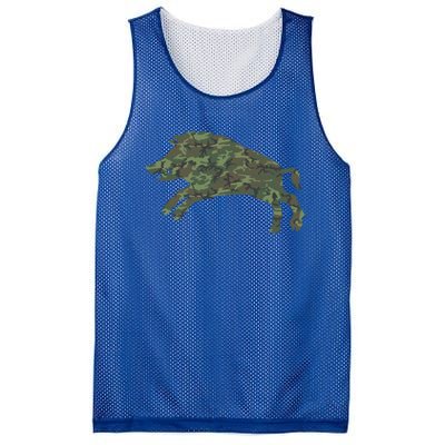 Military Boar Camo Print Us Pig Hog Tusk Veteran Gift Mesh Reversible Basketball Jersey Tank