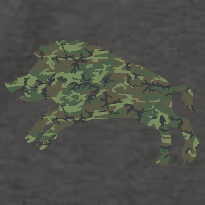 Military Boar Camo Print Us Pig Hog Tusk Veteran Gift Vector Backpack