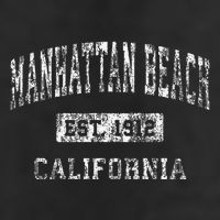 Manhattan Beach California Ca Vintage Established Garment-Dyed Heavyweight T-Shirt