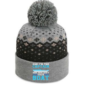 Motor Boats Captain Speed Boat Owner Motorboat The Baniff Cuffed Pom Beanie