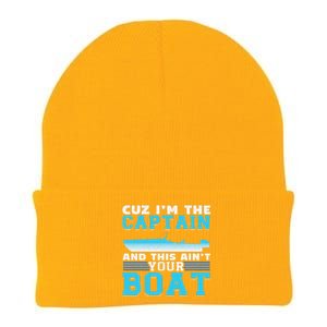 Motor Boats Captain Speed Boat Owner Motorboat Knit Cap Winter Beanie