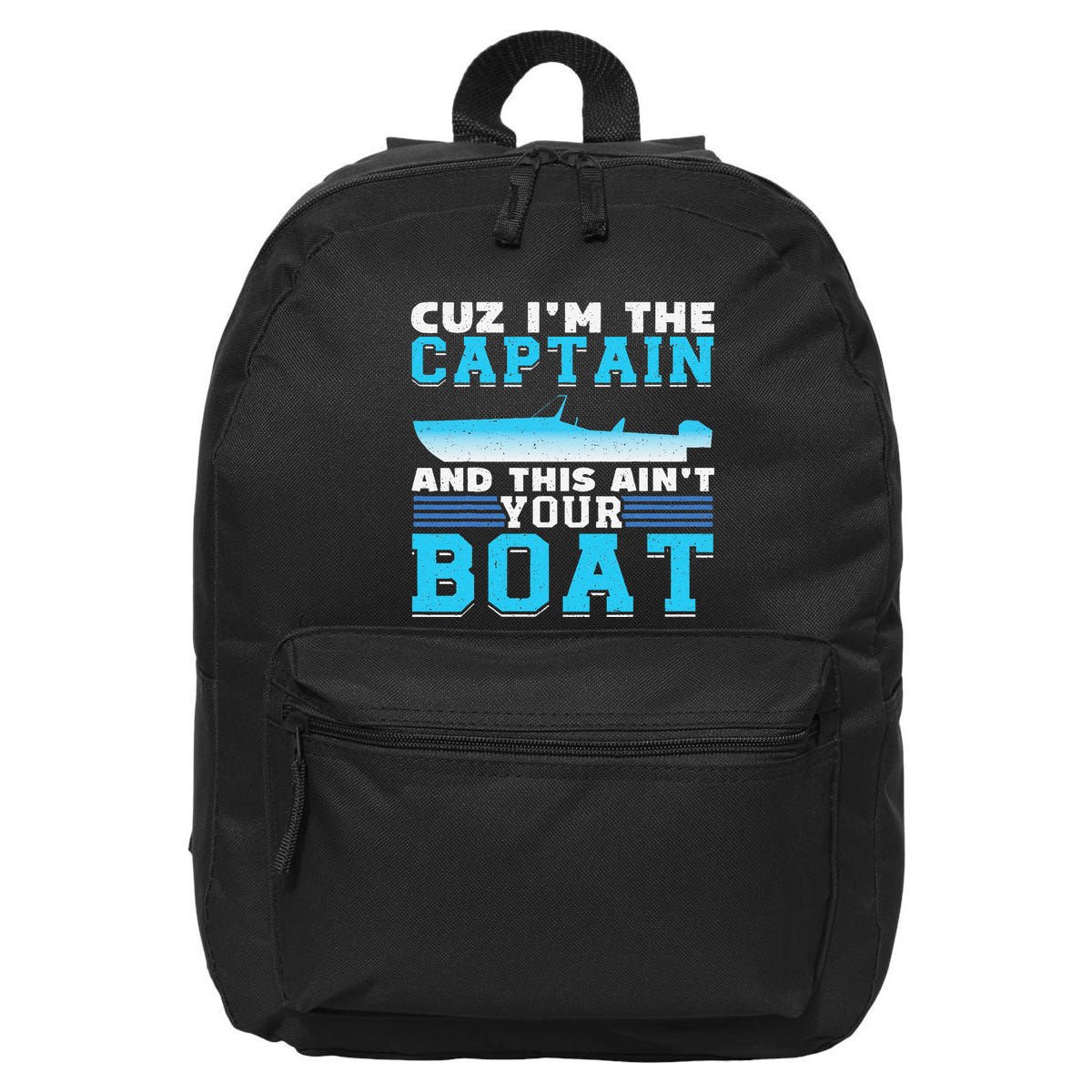 Motor Boats Captain Speed Boat Owner Motorboat 16 in Basic Backpack