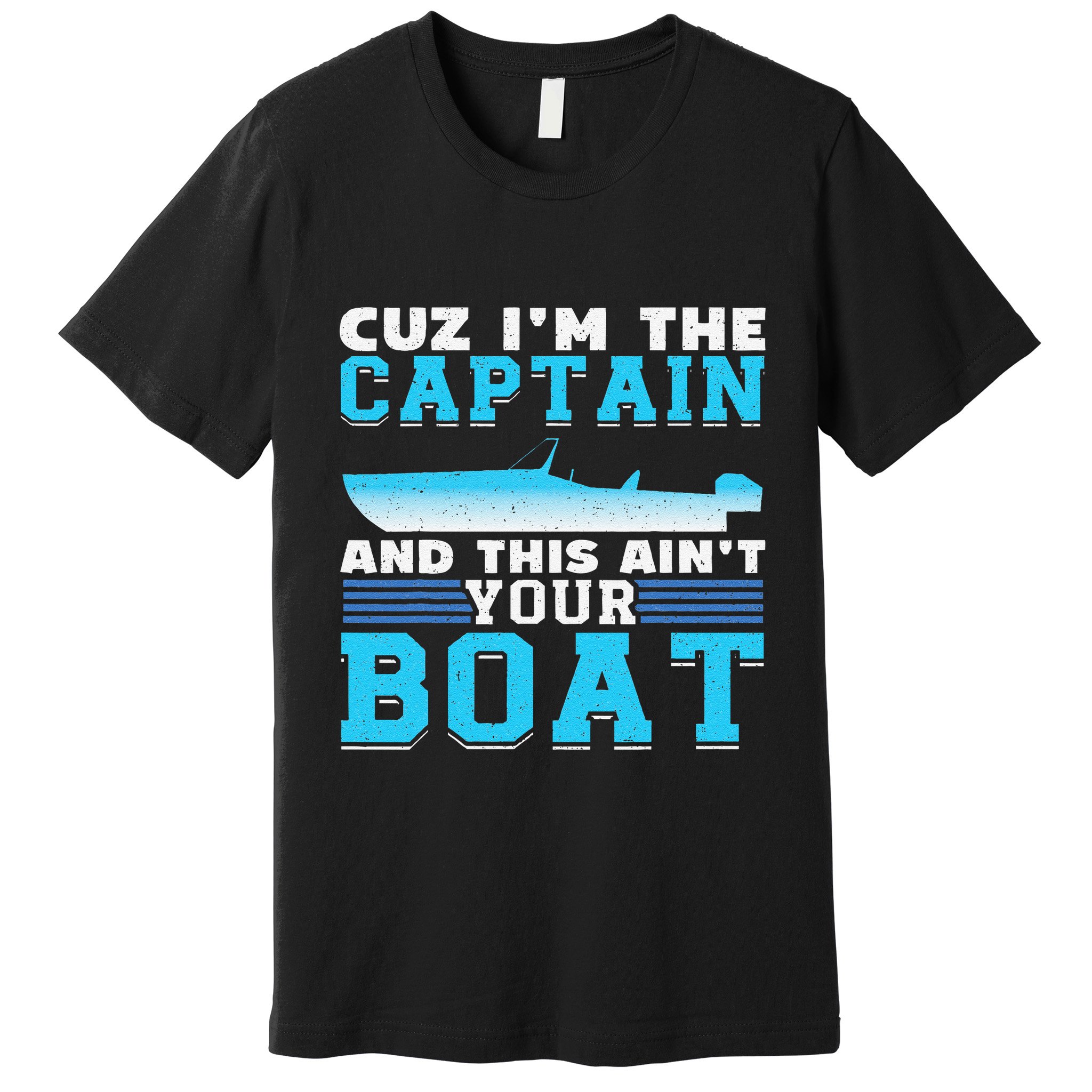 Motor Boats Captain Speed Boat Owner Motorboat Premium T-Shirt
