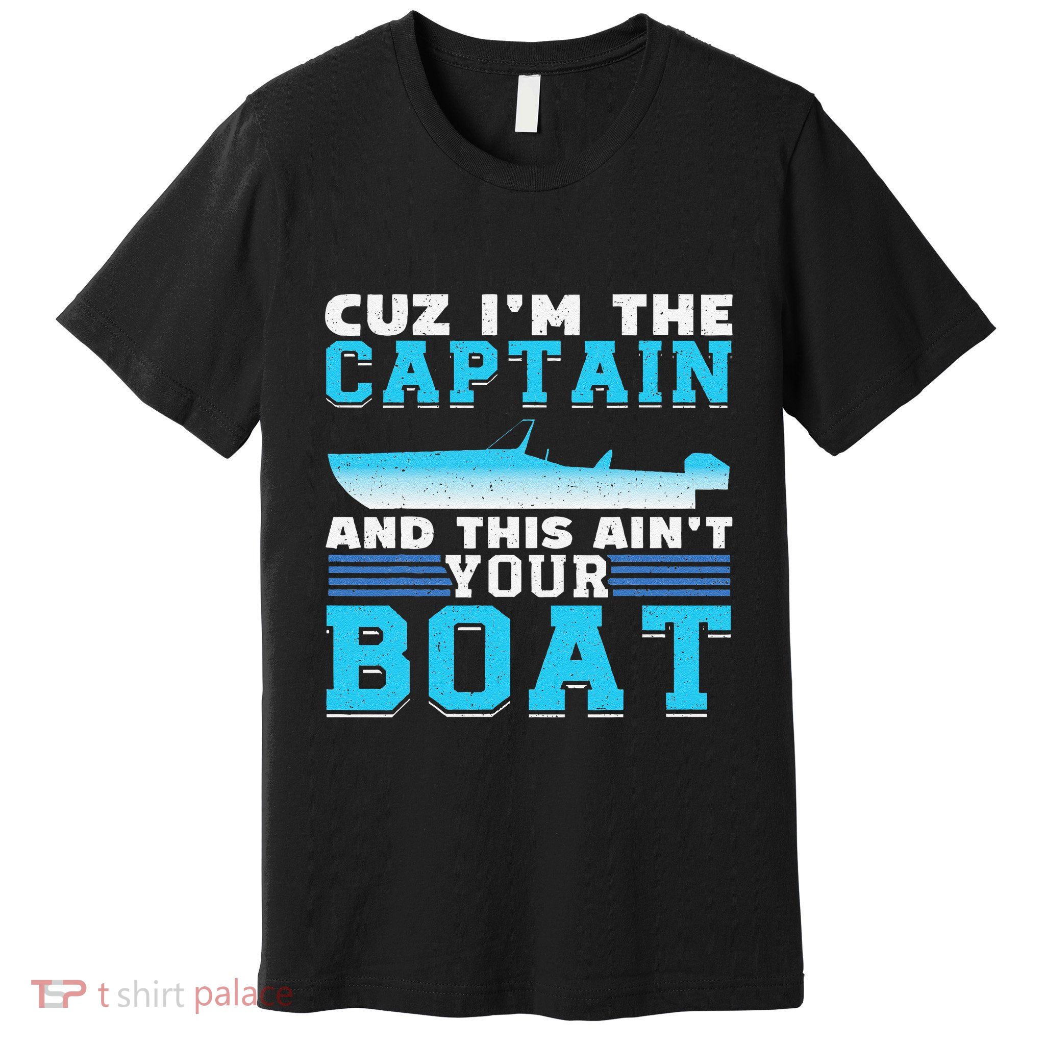 Motor Boats Captain Speed Boat Owner Motorboat Premium T-Shirt
