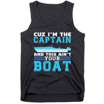 Motor Boats Captain Speed Boat Owner Motorboat Tank Top