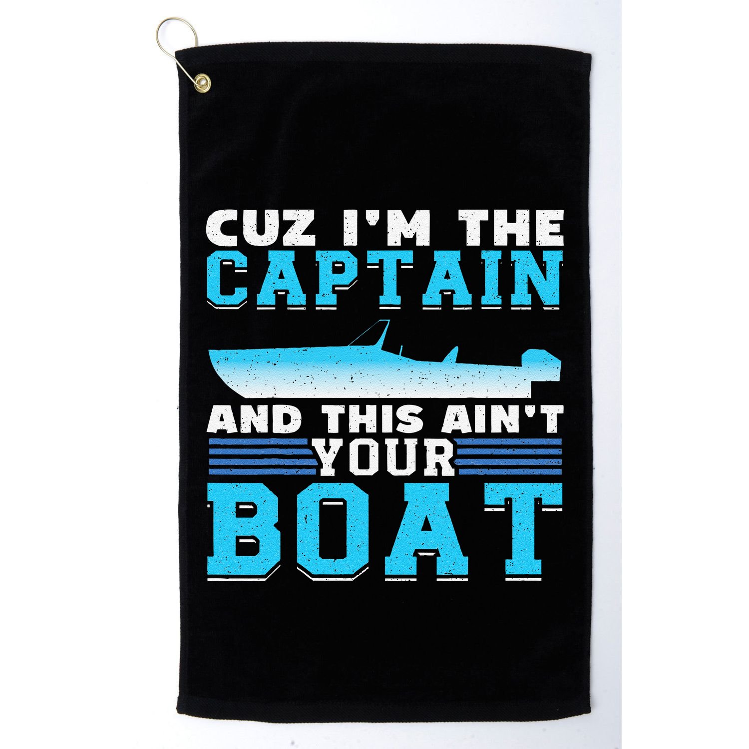 Motor Boats Captain Speed Boat Owner Motorboat Golf Towel