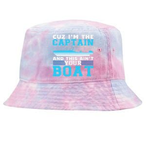 Motor Boats Captain Speed Boat Owner Motorboat Tie-Dyed Bucket Hat