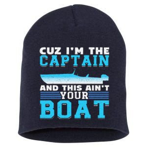 Motor Boats Captain Speed Boat Owner Motorboat Short Acrylic Beanie