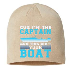 Motor Boats Captain Speed Boat Owner Motorboat Sustainable Beanie