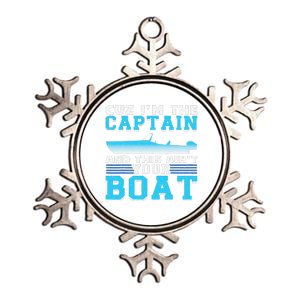 Motor Boats Captain Speed Boat Owner Motorboat Metallic Star Ornament