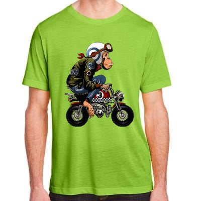 Monkey Bike Cartoon Adult ChromaSoft Performance T-Shirt