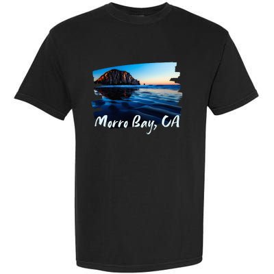 Morro Bay Ca Morro Rock California Garment-Dyed Heavyweight T-Shirt