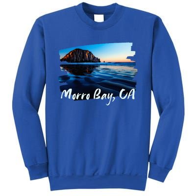 Morro Bay Ca Morro Rock California Sweatshirt