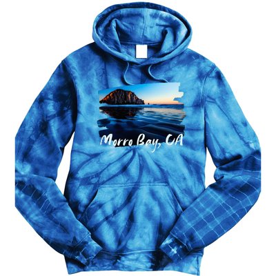 Morro Bay Ca Morro Rock California Tie Dye Hoodie