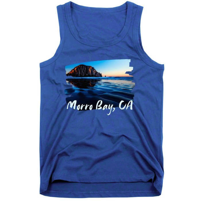 Morro Bay Ca Morro Rock California Tank Top