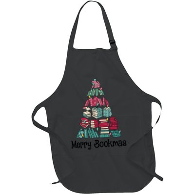 Merry Bookmas Christmas Tree Book Reading Books Gift Apron