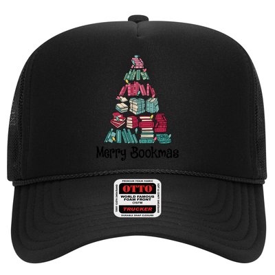 Merry Bookmas Christmas Tree Book Reading Books Gift Trucker Hat