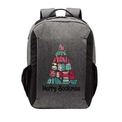Merry Bookmas Christmas Tree Book Reading Books Gift Vector Backpack
