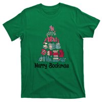 Merry Bookmas Christmas Tree Book Reading Books Gift T-Shirt