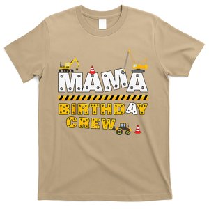 Mama Birthday Crew Construction Family Birthday Party T-Shirt