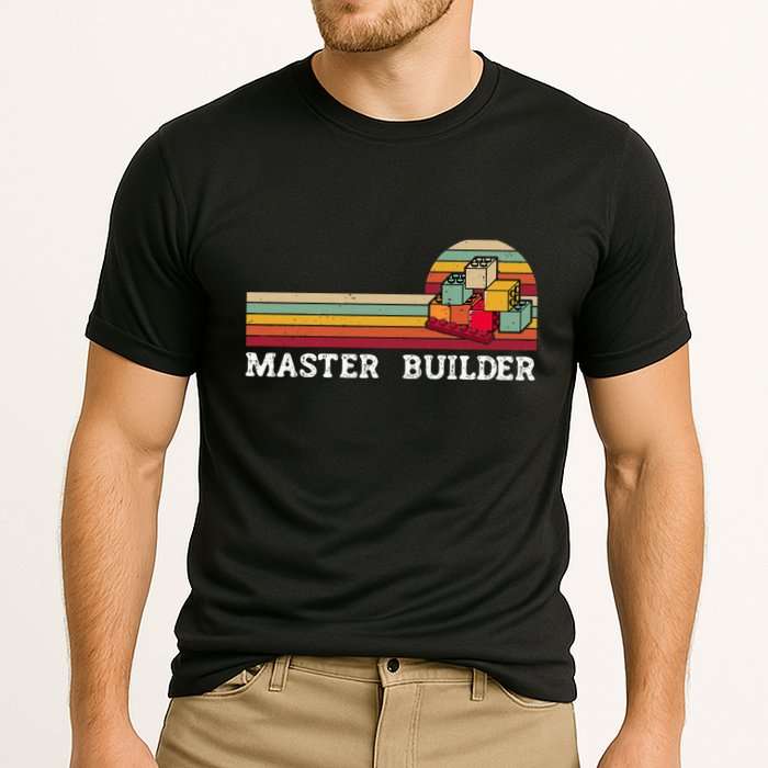 Master Builder Cool Builder Building Blocks Set Toys Cooling Performance Crew T-Shirt