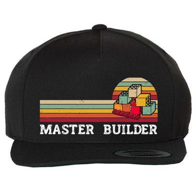 Master Builder Cool Builder Building Blocks Set Toys Wool Snapback Cap