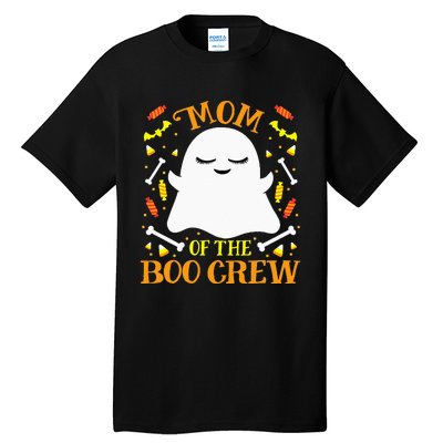 Mom Boo Crew Ghost Matching Family Set Mommy Halloween Tall T-Shirt