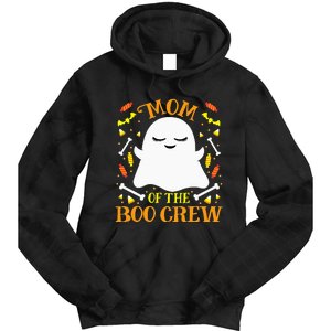 Mom Boo Crew Ghost Matching Family Set Mommy Halloween Tie Dye Hoodie