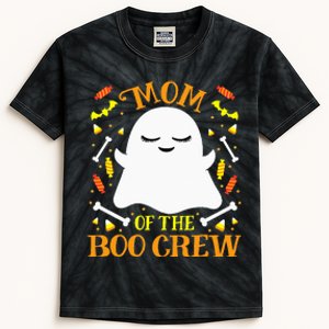 Mom Boo Crew Ghost Matching Family Set Mommy Halloween Kids Tie-Dye T-Shirt