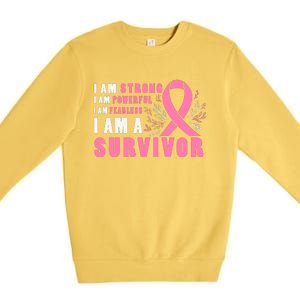 Motivational Breast Cancer Quotes Inspirational Cancer Quotes Cancer Awareness Premium Crewneck Sweatshirt