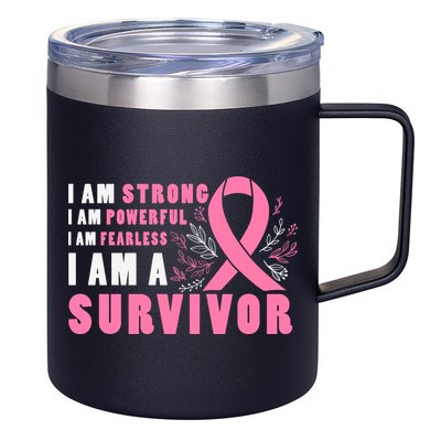 Motivational Breast Cancer Quotes Inspirational Cancer Quotes Cancer Awareness 12oz Stainless Steel Coffee Mug