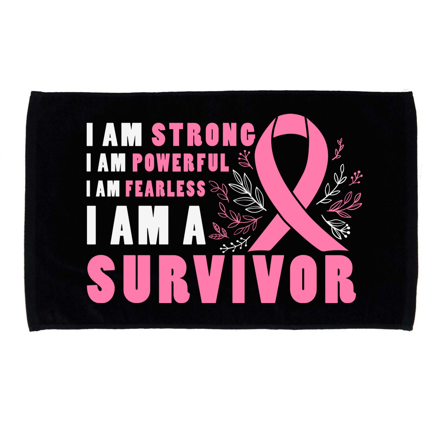 Motivational Breast Cancer Quotes Inspirational Cancer Quotes Cancer Awareness Microfiber Hand Towel