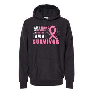 Motivational Breast Cancer Quotes Inspirational Cancer Quotes Cancer Awareness Premium Hoodie