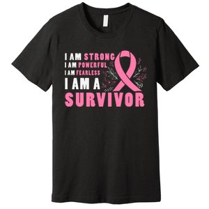 Motivational Breast Cancer Quotes Inspirational Cancer Quotes Cancer Awareness Premium T-Shirt