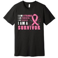 Motivational Breast Cancer Quotes Inspirational Cancer Quotes Cancer Awareness Premium T-Shirt