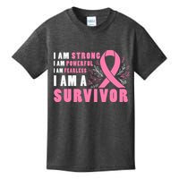 Motivational Breast Cancer Quotes Inspirational Cancer Quotes Cancer Awareness Kids T-Shirt