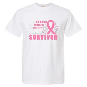 Motivational Breast Cancer Quotes Inspirational Cancer Quotes Cancer Awareness Garment-Dyed Heavyweight T-Shirt