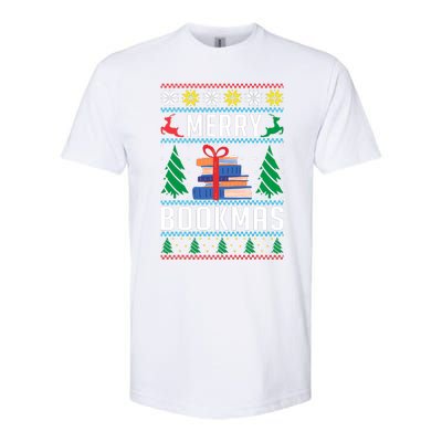 Merry Bookmas Christmas Holiday Book Lover Xmas Softstyle CVC T-Shirt