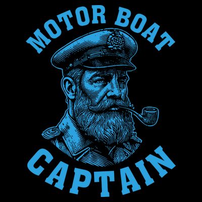 Motor Boat Captain T-Shirt