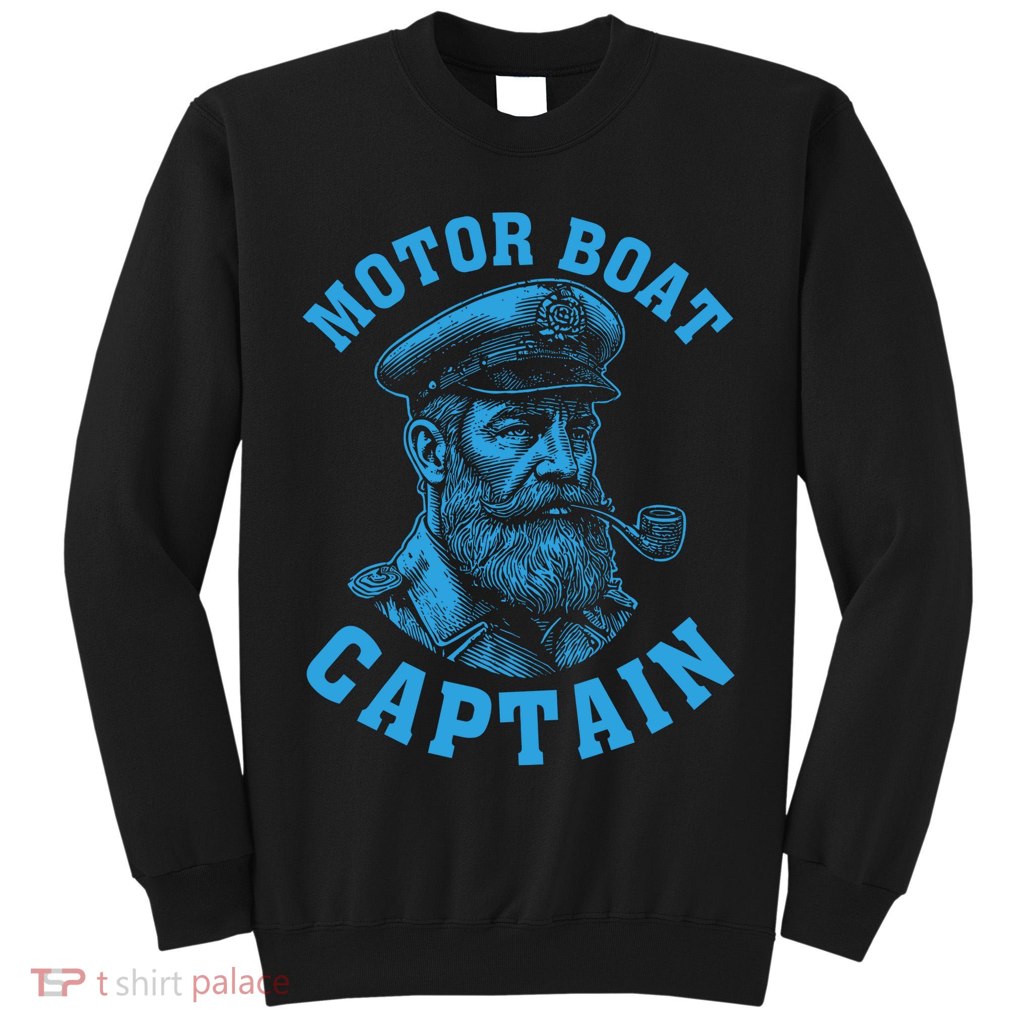 Motor Boat Captain Tall Sweatshirt