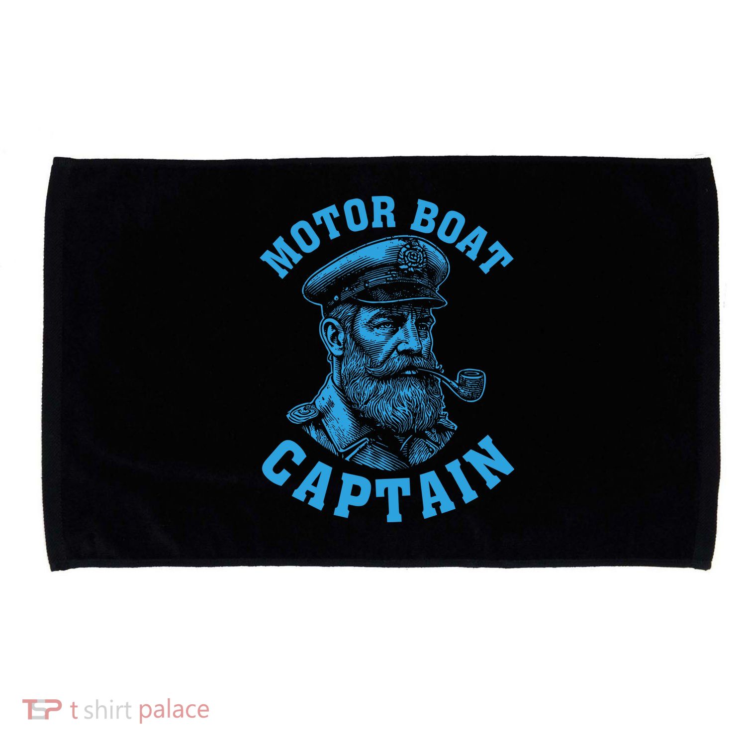 Motor Boat Captain Microfiber Hand Towel
