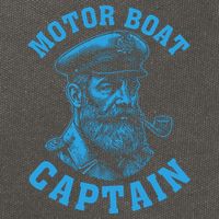 Motor Boat Captain Cotton Canvas Backpack