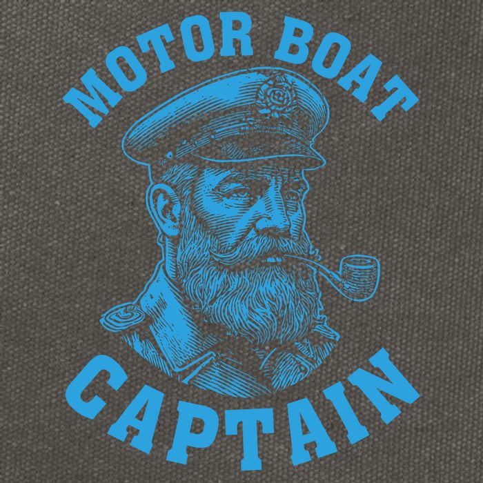 Motor Boat Captain Cotton Canvas Backpack