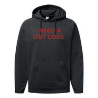 Meals By Cug I Need A Diet C.O.K.E Performance Fleece Hoodie