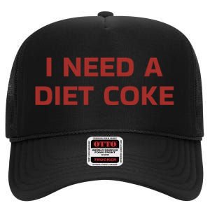 Meals By Cug I Need A Diet C.O.K.E High Crown Mesh Back Trucker Hat