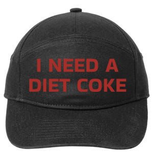 Meals By Cug I Need A Diet C.O.K.E 7-Panel Snapback Hat