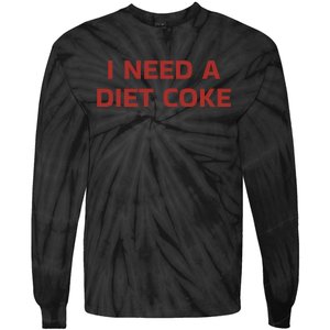 Meals By Cug I Need A Diet C.O.K.E Tie-Dye Long Sleeve Shirt