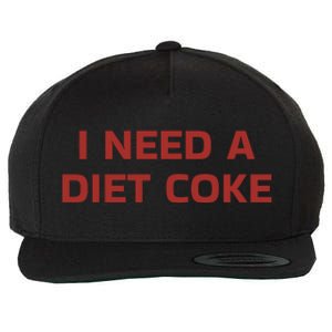 Meals By Cug I Need A Diet C.O.K.E Wool Snapback Cap