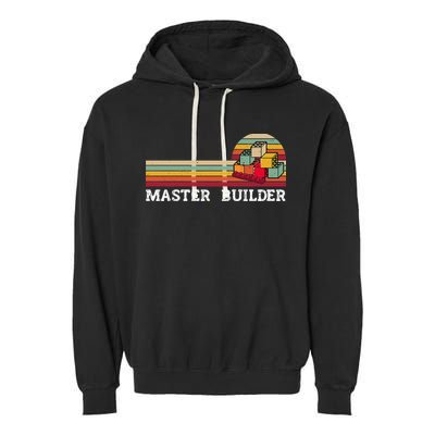 Master Builder Cool Builder Building Blocks Set Toys Garment-Dyed Fleece Hoodie