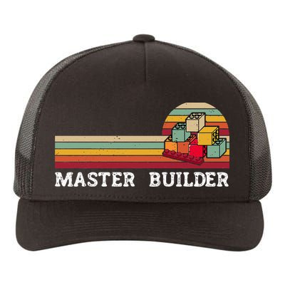 Master Builder Cool Builder Building Blocks Set Toys Yupoong Adult 5-Panel Trucker Hat